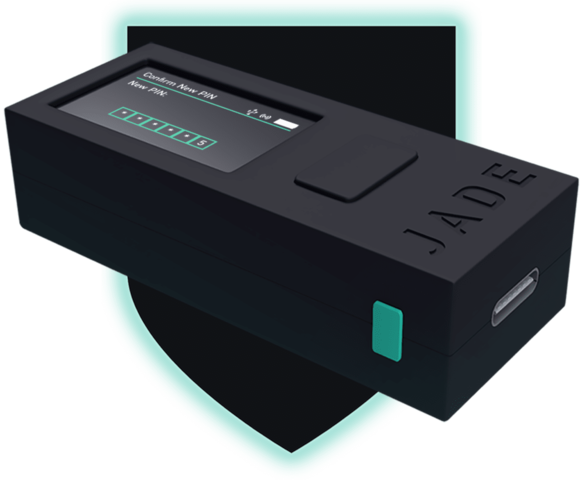 Blockstream Jade - Bitcoin Hardware Wallet - Camera - Bluetooth - USB-C -  240 mAh Battery - Secure Your Bitcoin Offline